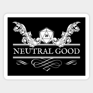 Neutral Good RPG Alignment for Gamers Magnet